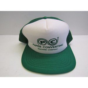Vintage Paper Converting Mahine Company Trucker Style Mesh Hat Snapback Cap